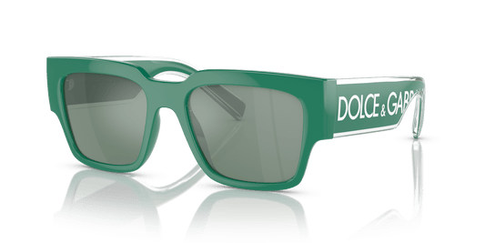 Dolce &amp; Gabbana DG6184 Green-Petrol Green Mirror Silver Sunglasses