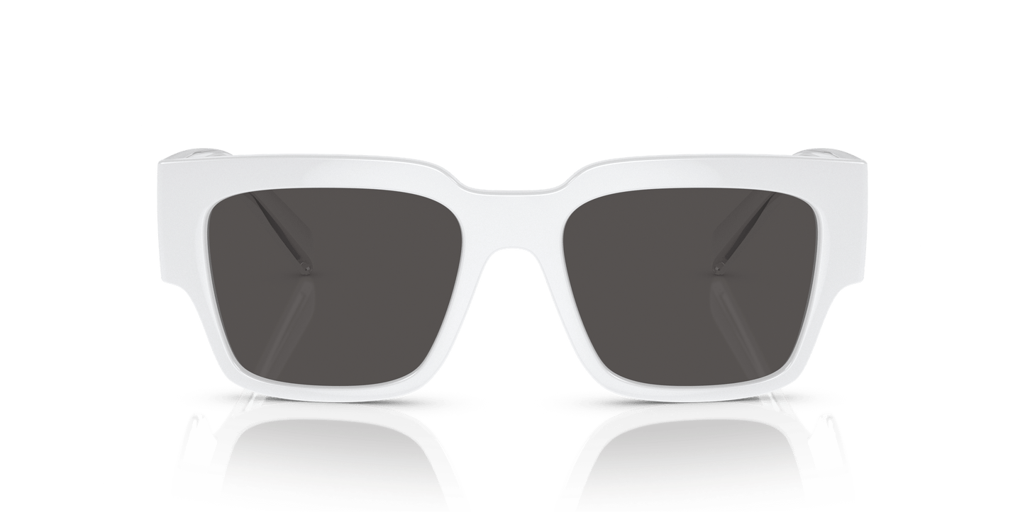 משקפי שמש דולצ'ה וגבאנה לבן-אפור כהה | Dolce&Gabbana DG6184 White-Dark Grey