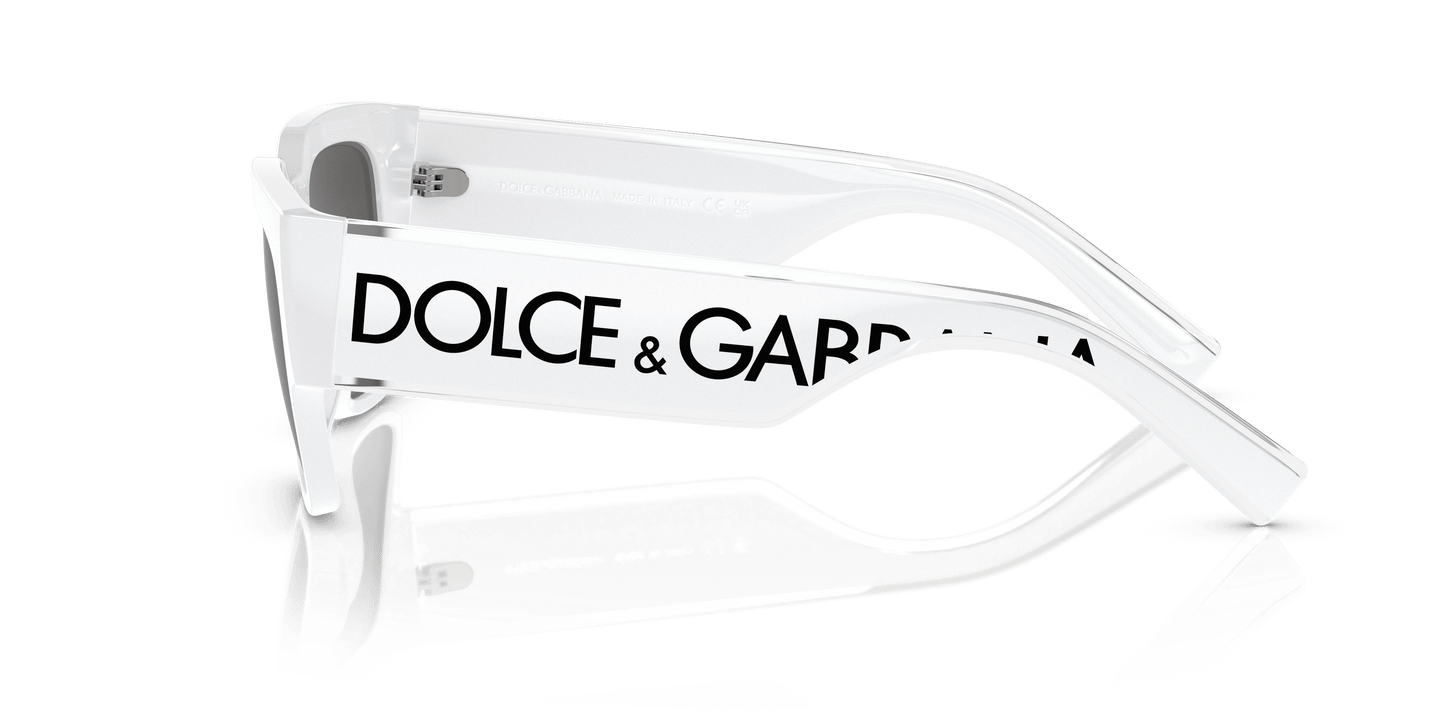 משקפי שמש דולצ'ה וגבאנה לבן-אפור כהה | Dolce&Gabbana DG6184 White-Dark Grey
