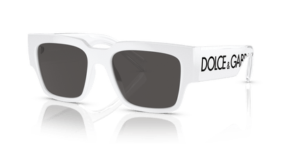 משקפי שמש דולצ'ה וגבאנה לבן-אפור כהה | Dolce&Gabbana DG6184 White-Dark Grey