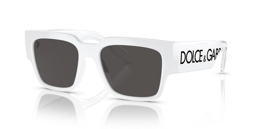 משקפי שמש דולצ'ה וגבאנה לבן-אפור כהה | Dolce&Gabbana DG6184 White-Dark Grey