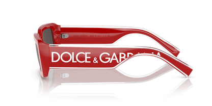 Dolce &amp; Gabbana Sunglasses Red-Dark Grey | Dolce&amp;Gabbana DG6187 Red-Dark Grey