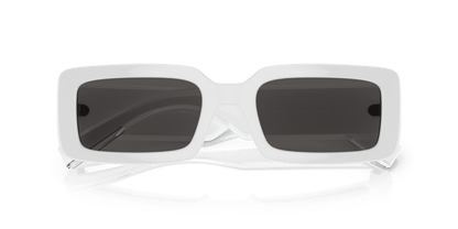 משקפי שמש דולצ'ה וגבאנה לבן-אפור כהה | Dolce&Gabbana DG6187 White-Dark Grey