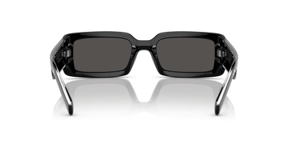 משקפי שמש דולצ'ה וגבאנה שחור-אפור כהה | Dolce&Gabbana DG6187 Black-Dark Grey
