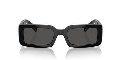 משקפי שמש דולצ'ה וגבאנה שחור-אפור כהה | Dolce&Gabbana DG6187 Black-Dark Grey