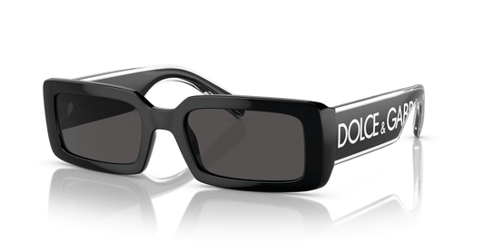 משקפי שמש דולצ'ה וגבאנה שחור-אפור כהה | Dolce&Gabbana DG6187 Black-Dark Grey