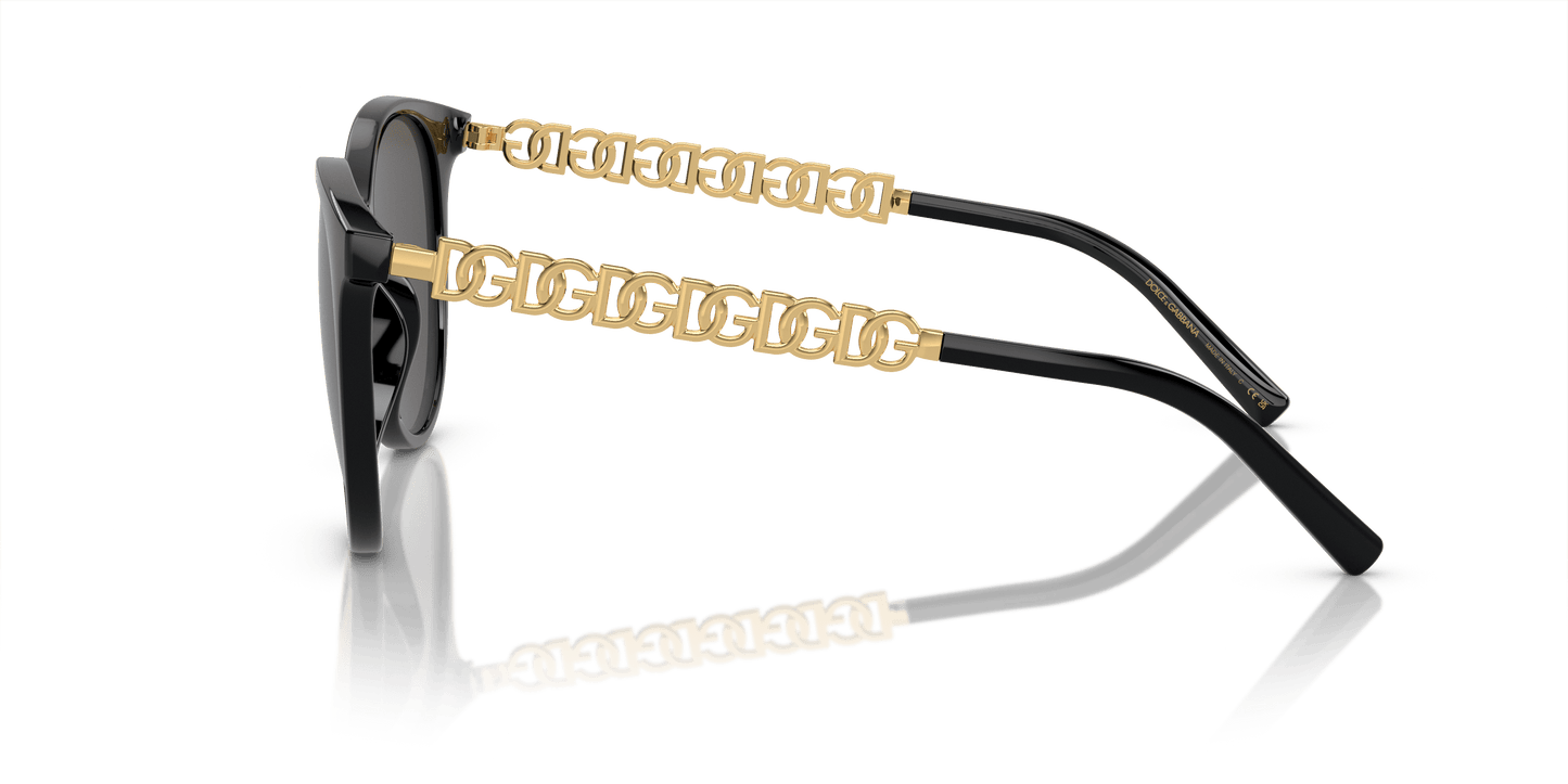 משקפי שמש דולצ'ה וגבאנה שחור-אפור כהה | Dolce&Gabbana DG6189U Black-Dark Grey