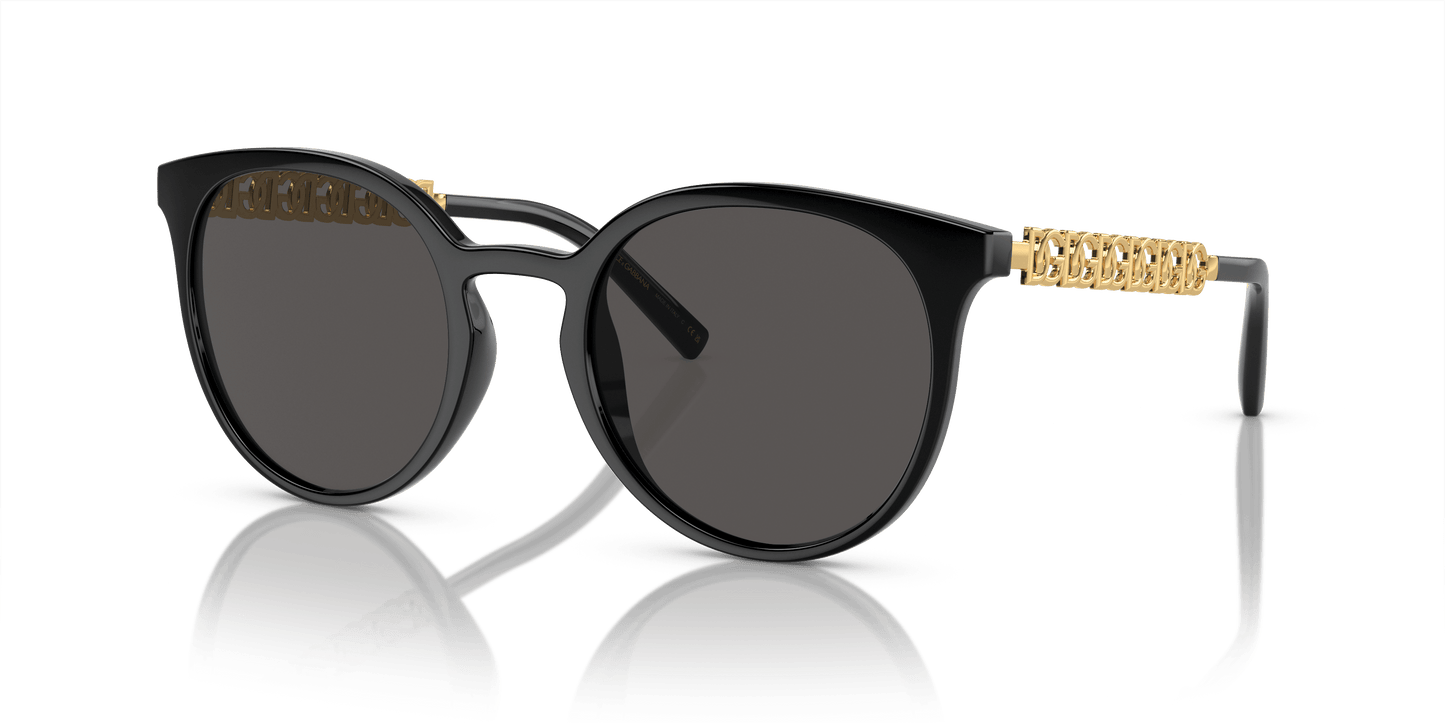 משקפי שמש דולצ'ה וגבאנה שחור-אפור כהה | Dolce&Gabbana DG6189U Black-Dark Grey