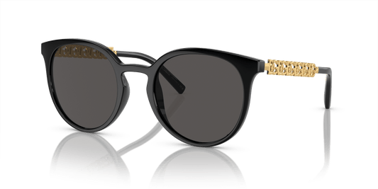 משקפי שמש דולצ'ה וגבאנה שחור-אפור כהה | Dolce&Gabbana DG6189U Black-Dark Grey