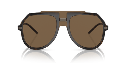 משקפי שמש דולצ'ה וגבאנה הוואנה-חום כהה | Dolce&Gabbana DG6195 Havana-Dark Brown