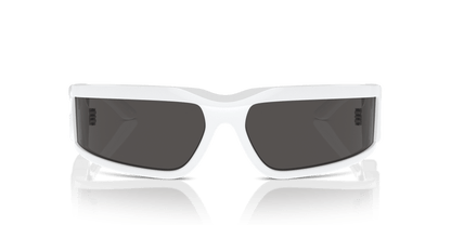 Dolce &amp; Gabbana Sunglasses White-Dark Grey | Dolce&amp;Gabbana DG6198 White-Dark Grey