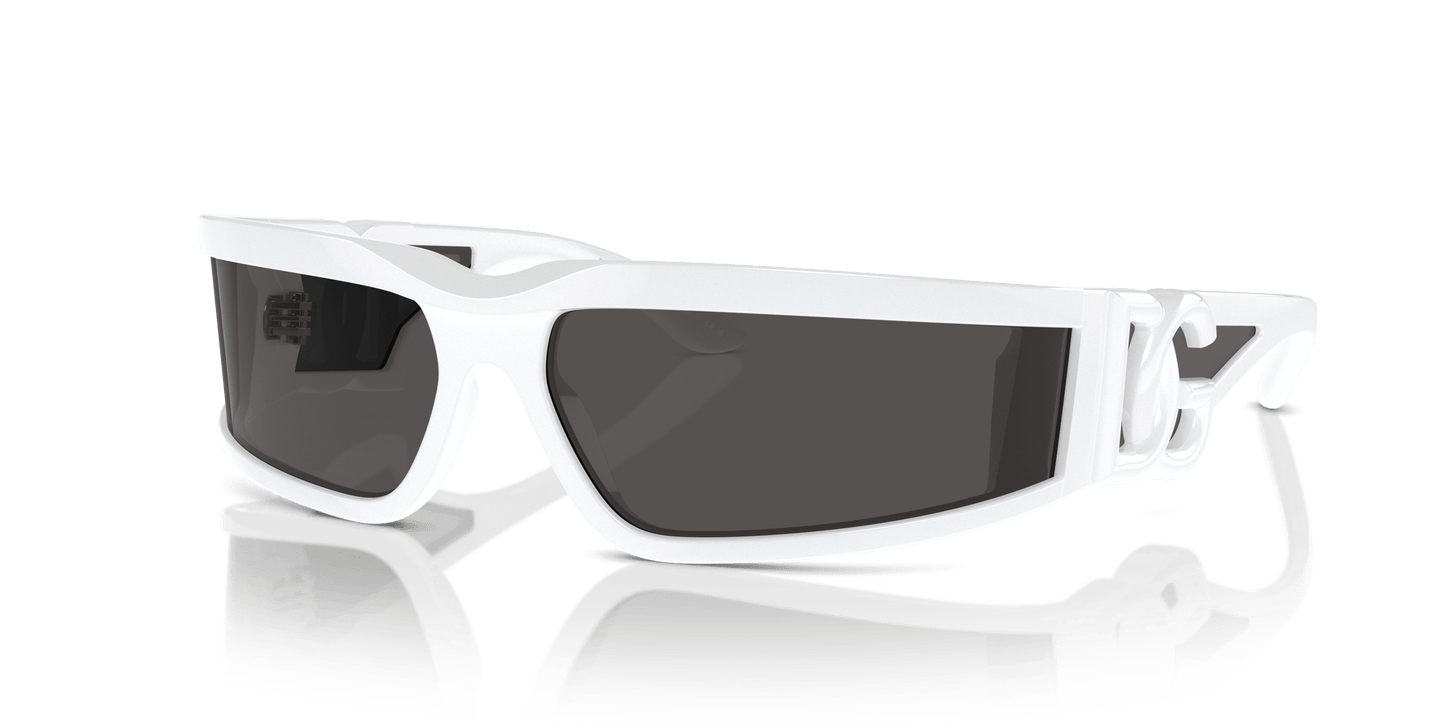 Dolce &amp; Gabbana Sunglasses White-Dark Grey | Dolce&amp;Gabbana DG6198 White-Dark Grey
