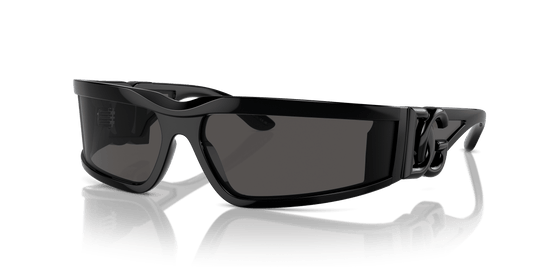 משקפי שמש דולצ'ה וגבאנה שחור-אפור כהה | Dolce&Gabbana DG6198 Black-Dark Grey