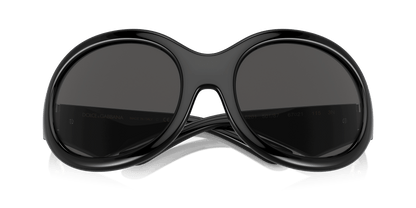 משקפי שמש דולצ'ה וגבאנה שחור-אפור כהה | Dolce&Gabbana DG6201 Black-Dark Grey