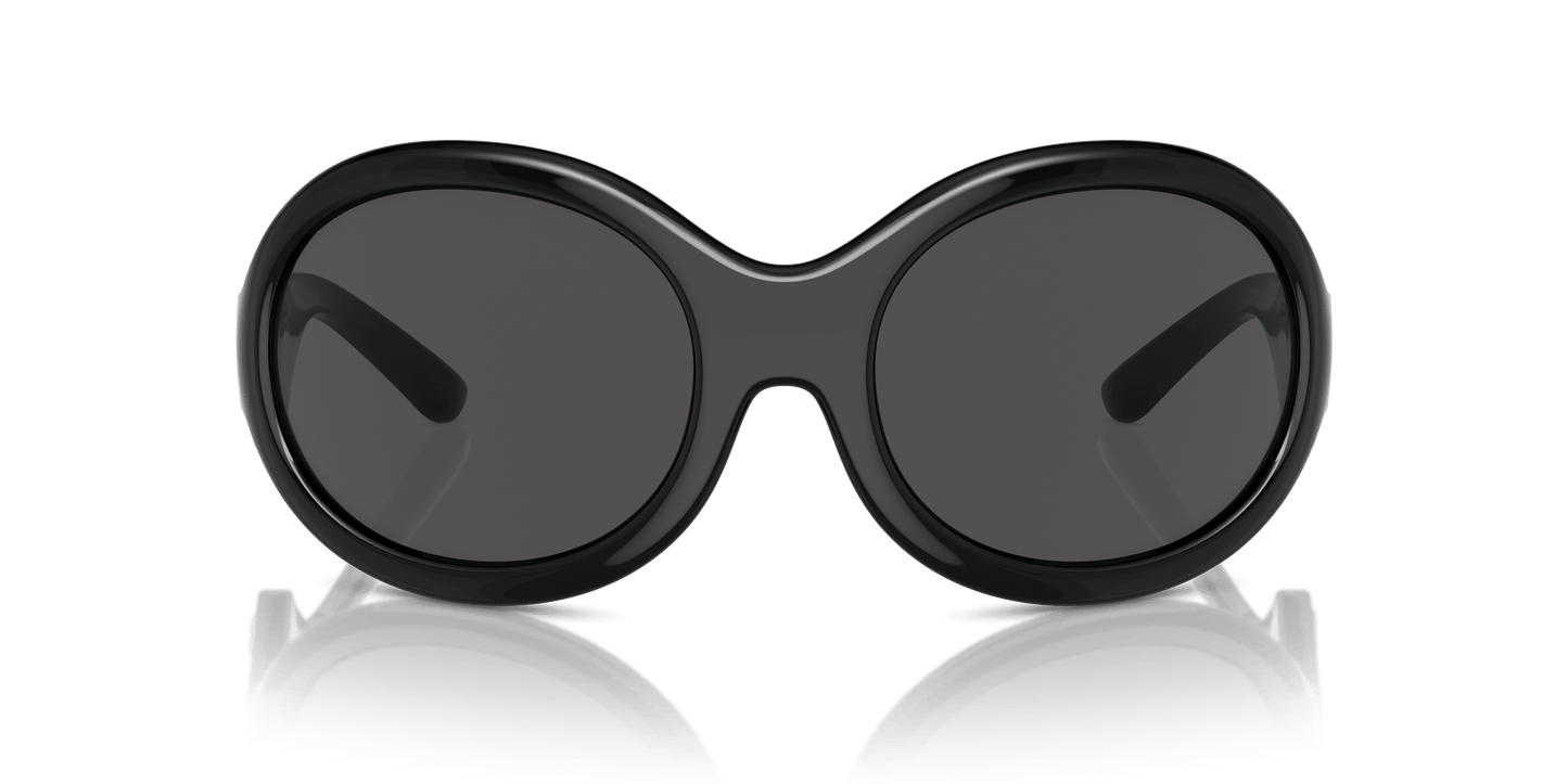 משקפי שמש דולצ'ה וגבאנה שחור-אפור כהה | Dolce&Gabbana DG6201 Black-Dark Grey
