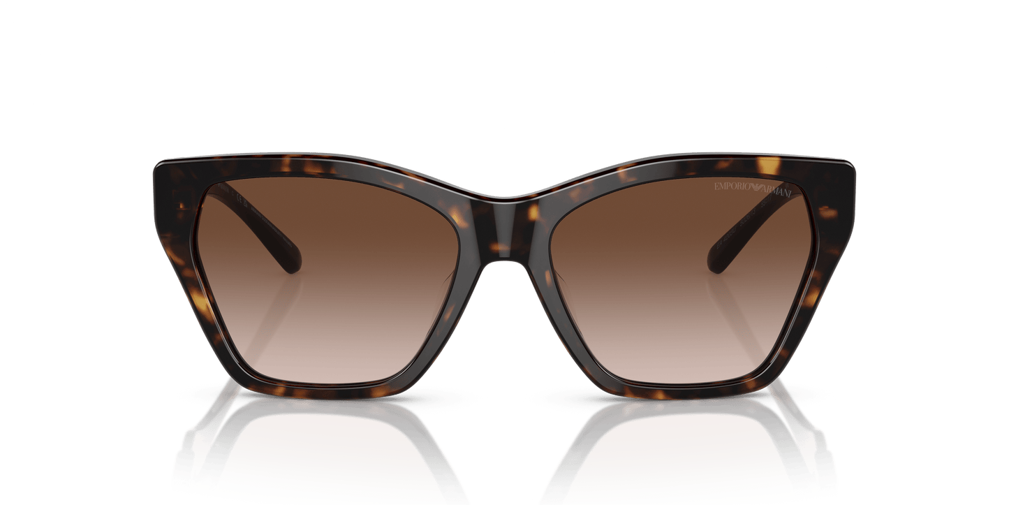 משקפי שמש דולצ'ה וגבאנה חום מבריק בהוואנה | Emporio Armani EA4203U Shiny Havana-Gradient Brown