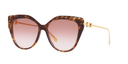 Fendi Tortoise-Red Sunglasses | FENDI FE40011U Tortoise-Red