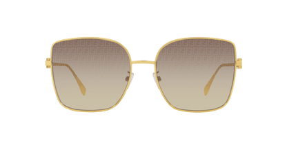 Fendi Sunglasses Black-Brown | FENDI FE40013U Black-Brown