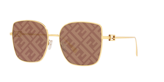 Fendi Sunglasses Gold-Brown Mirror | FENDI FE40013U Gold-Brown Mirror
