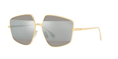 משקפי שמש של פנדי זהב-אפור | FENDI FE40016U Gold-Grey