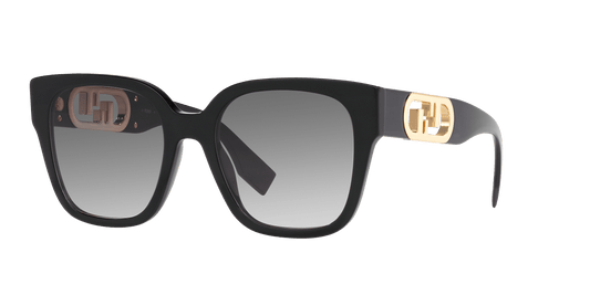 משקפי שמש של פנדי שחור מבריק-אפור | FENDI FE40063I Black Shiny-Grey