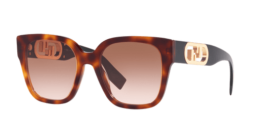 Fendi Tortoise Blonde-Brown Sunglasses | FENDI FE40063I Tortoise Blonde-Brown