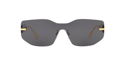 Fendi Sunglasses Gold Shiny-Grey | FENDI FE40066U Gold Shiny-Grey