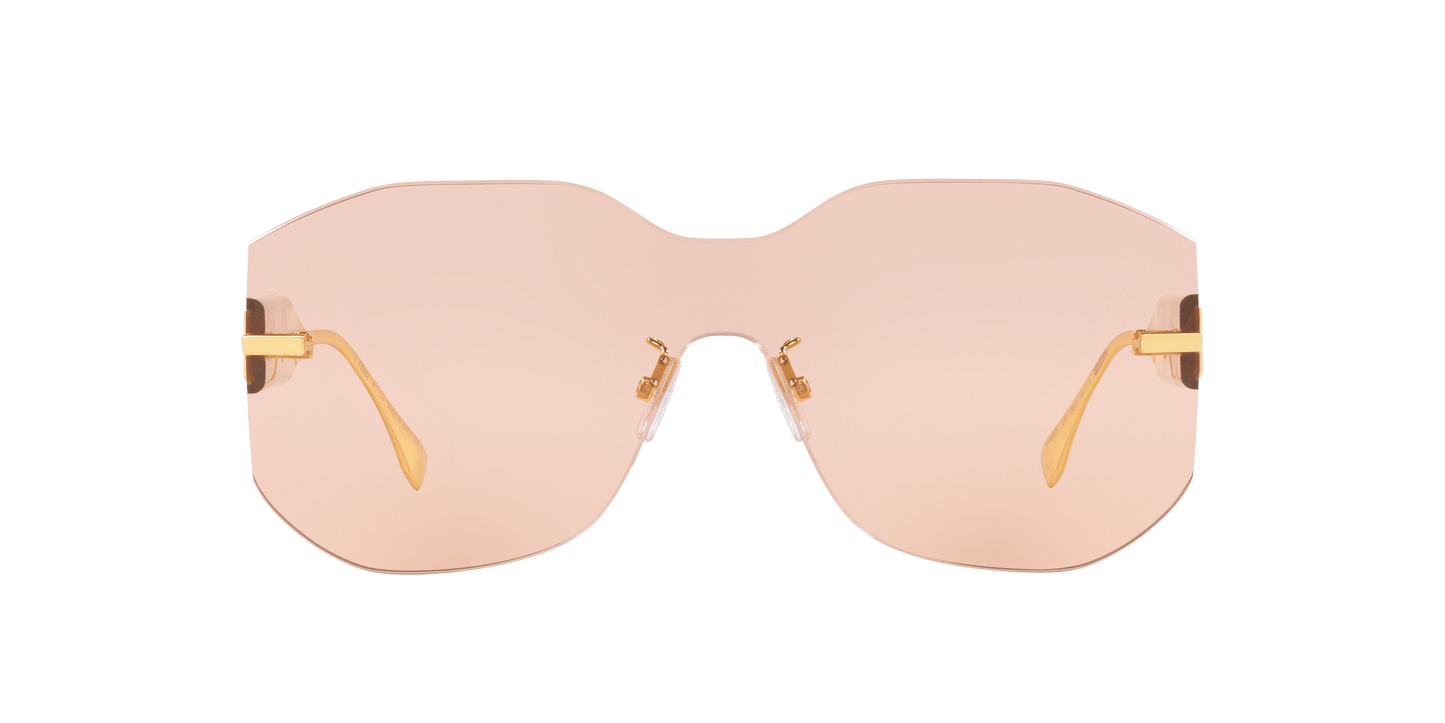 Fendi Sunglasses Gold Shiny-Pink | FENDI FE40067U Gold Shiny-Pink
