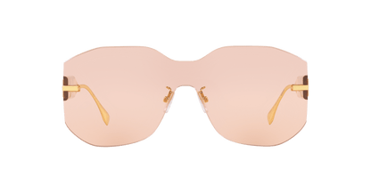Fendi Sunglasses Gold Shiny-Pink | FENDI FE40067U Gold Shiny-Pink