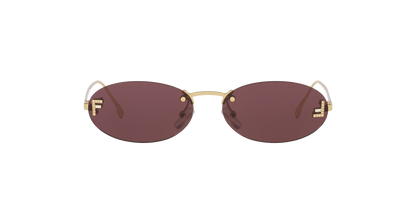 Fendi Gold-Violet Sunglasses | FENDI FE4075US Gold-Violet