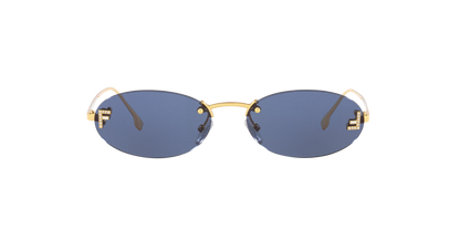 Fendi Gold-Blue Sunglasses | FENDI FE4075US Gold-Blue