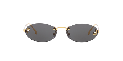 Fendi Gold-Grey Sunglasses | FENDI FE4075US Gold-Grey