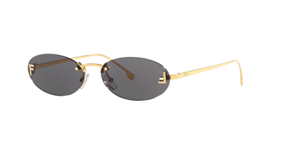 Fendi Gold-Grey Sunglasses | FENDI FE4075US Gold-Grey