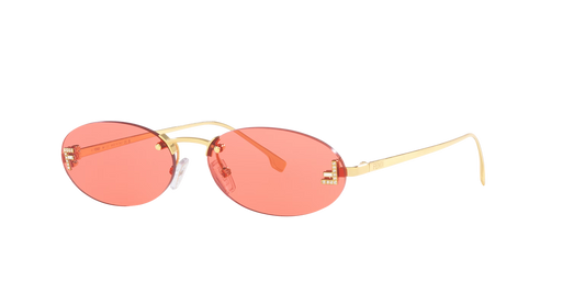 Fendi Gold-Red Sunglasses | FENDI FE4075US Gold-Red