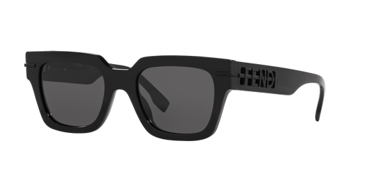 פנדי משקפי שמש שחור מבריק-כחול | FENDI FE40078I Black Shiny-Blue