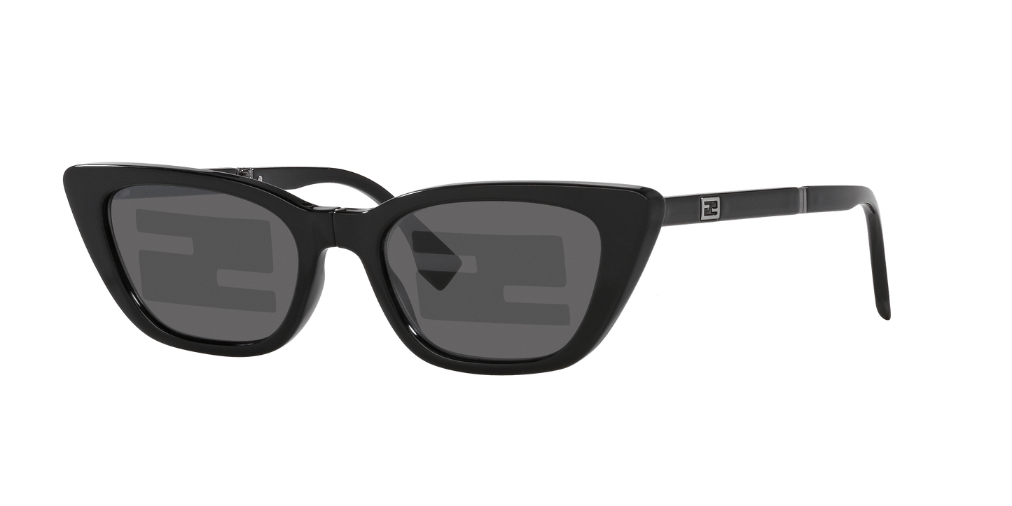 Fendi Sunglasses Black Shiny-Black | FENDI FE40089I Black Shiny-Black
