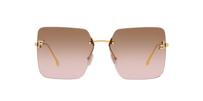 Fendi Sunglasses Gold-Brown | FENDI FE4082US Gold-Brown