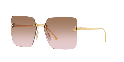 Fendi Sunglasses Gold-Brown | FENDI FE4082US Gold-Brown