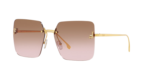 Fendi Sunglasses Gold-Brown | FENDI FE4082US Gold-Brown