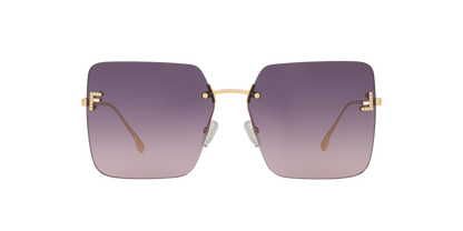 Fendi Gold-Violet Sunglasses | FENDI FE4082US Gold-Violet