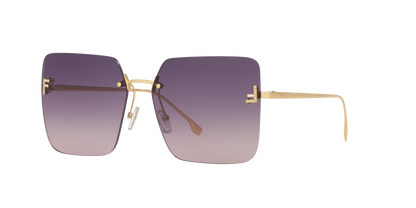 Fendi Gold-Violet Sunglasses | FENDI FE4082US Gold-Violet