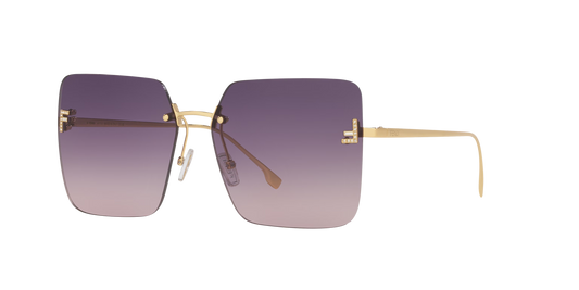 Fendi Gold-Violet Sunglasses | FENDI FE4082US Gold-Violet
