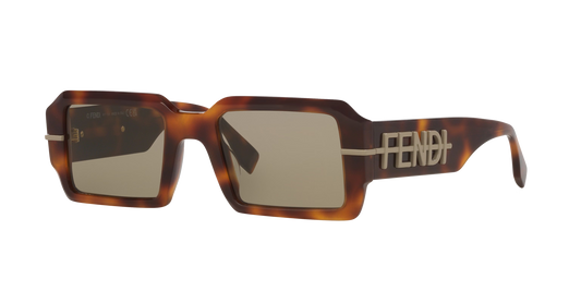Fendi Tortoise-Brown Sunglasses | FENDI FE40073U Tortoise-Brown