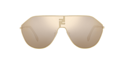 Fendi sunglasses in gold-brown color | FENDI Ffmatch Gold-Brown