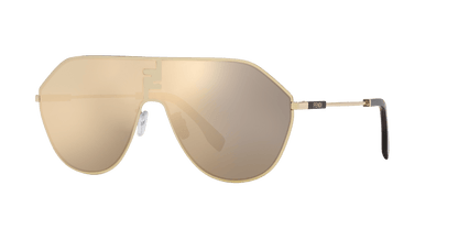 Fendi sunglasses in gold-brown color | FENDI Ffmatch Gold-Brown