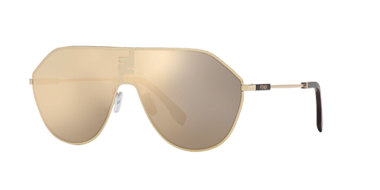 Fendi sunglasses in gold-brown color | FENDI Ffmatch Gold-Brown