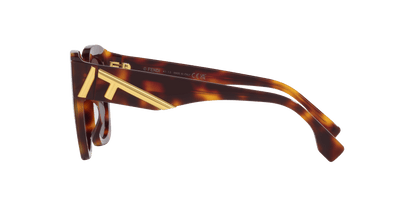 Fendi Tortoise-Grey Sunglasses | FENDI FE40098I Tortoise-Grey