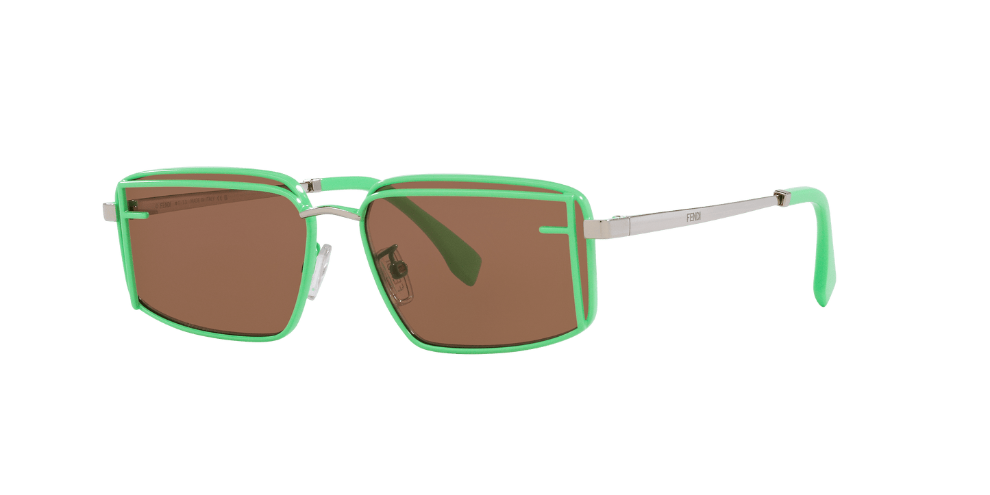 Fendi Yellow-Brown Sunglasses | FENDI FE40102U Yellow-Brown