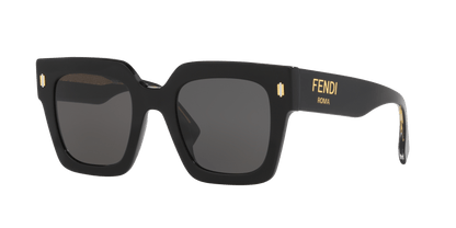 Fendi Roma Sunglasses Black-Grey | FENDI Roma FE40101I Black-Grey