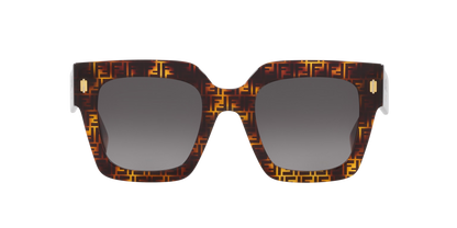 Fendi Roma Fe40101I Tortoise-Grey Sunglasses | FENDI Fendi Roma Fe40101I Tortoise-Grey